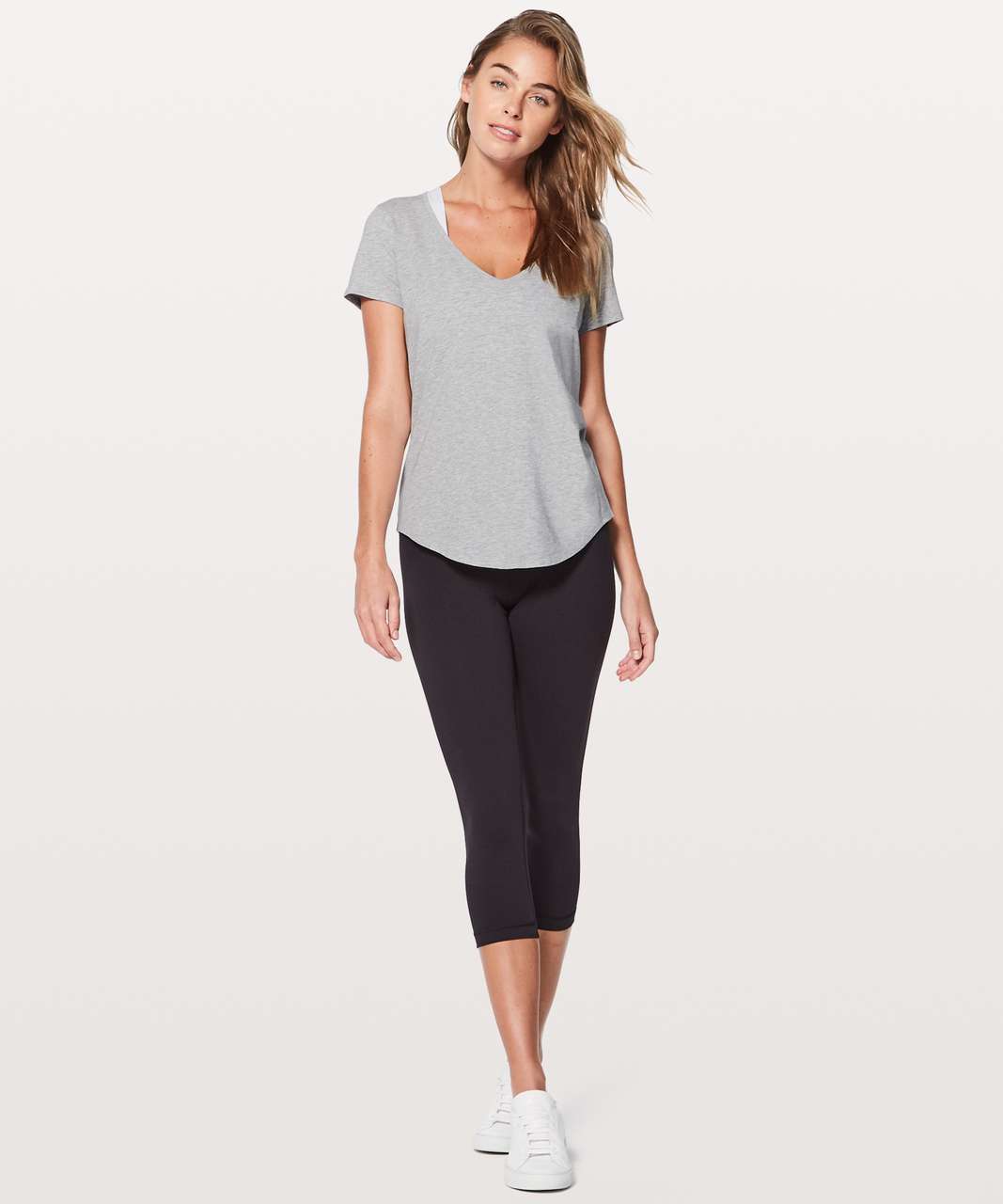 Lululemon Love Tee V - Heathered Core Light Grey (First Release)