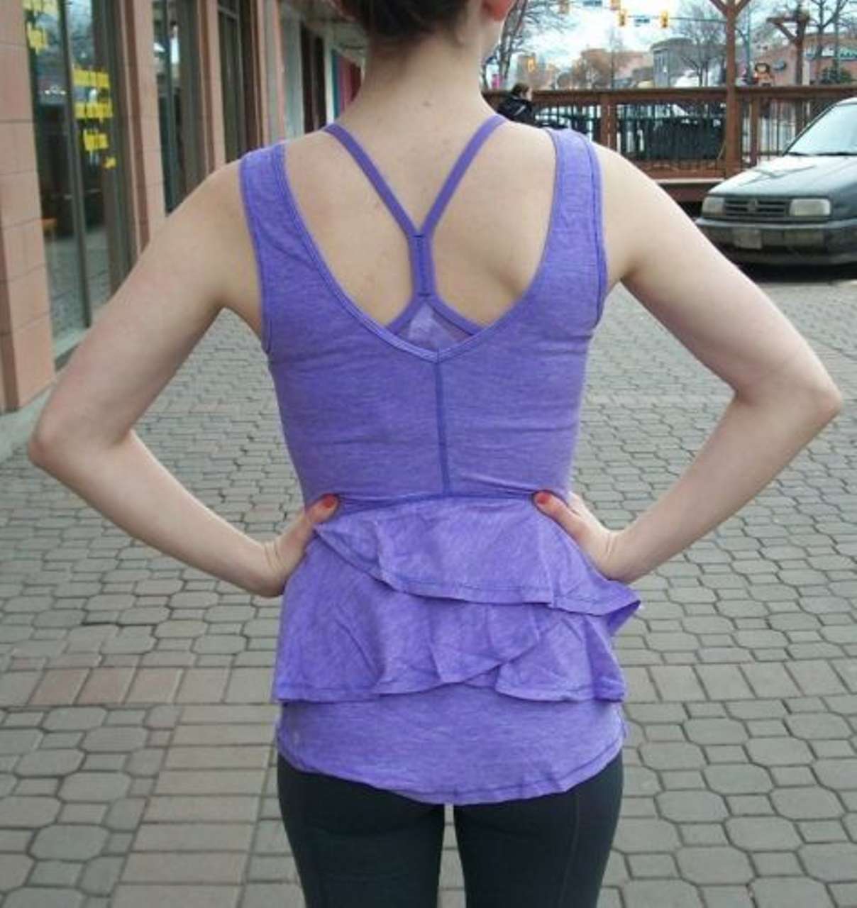 Lululemon Hustle Tank - Static Power Purple