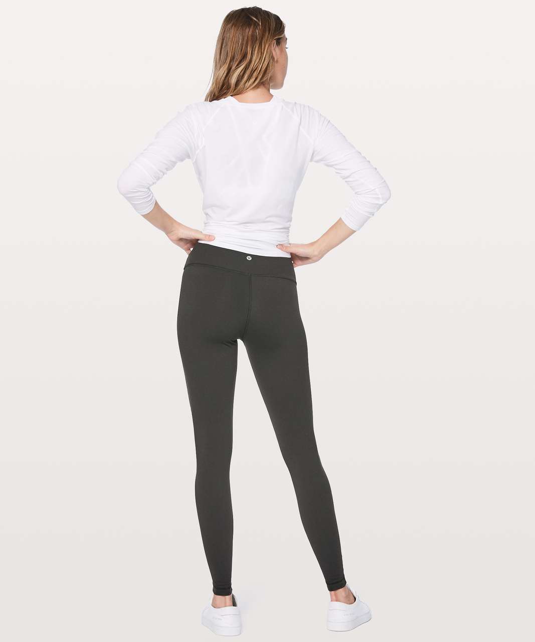 Lululemon Wunder Under Pant (Hi-Rise) *Tech Mesh 28 - Dark Olive - lulu  fanatics