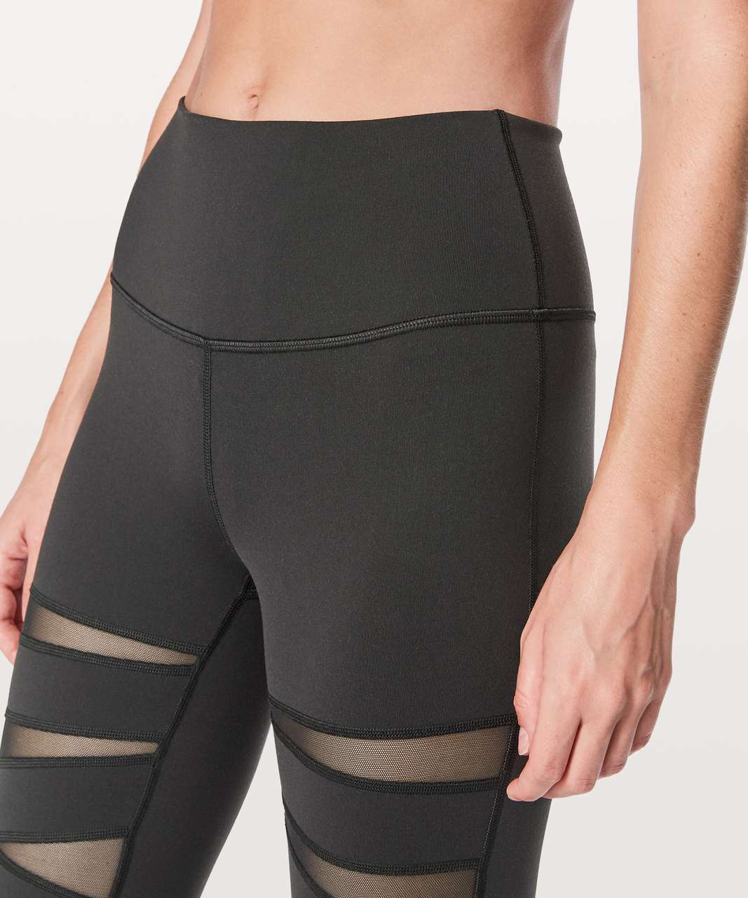 ❤️ NWT Lululemon Wunder Under HR Tight *SE Tech Mesh- size 4 Black Blk Mesh  Pant