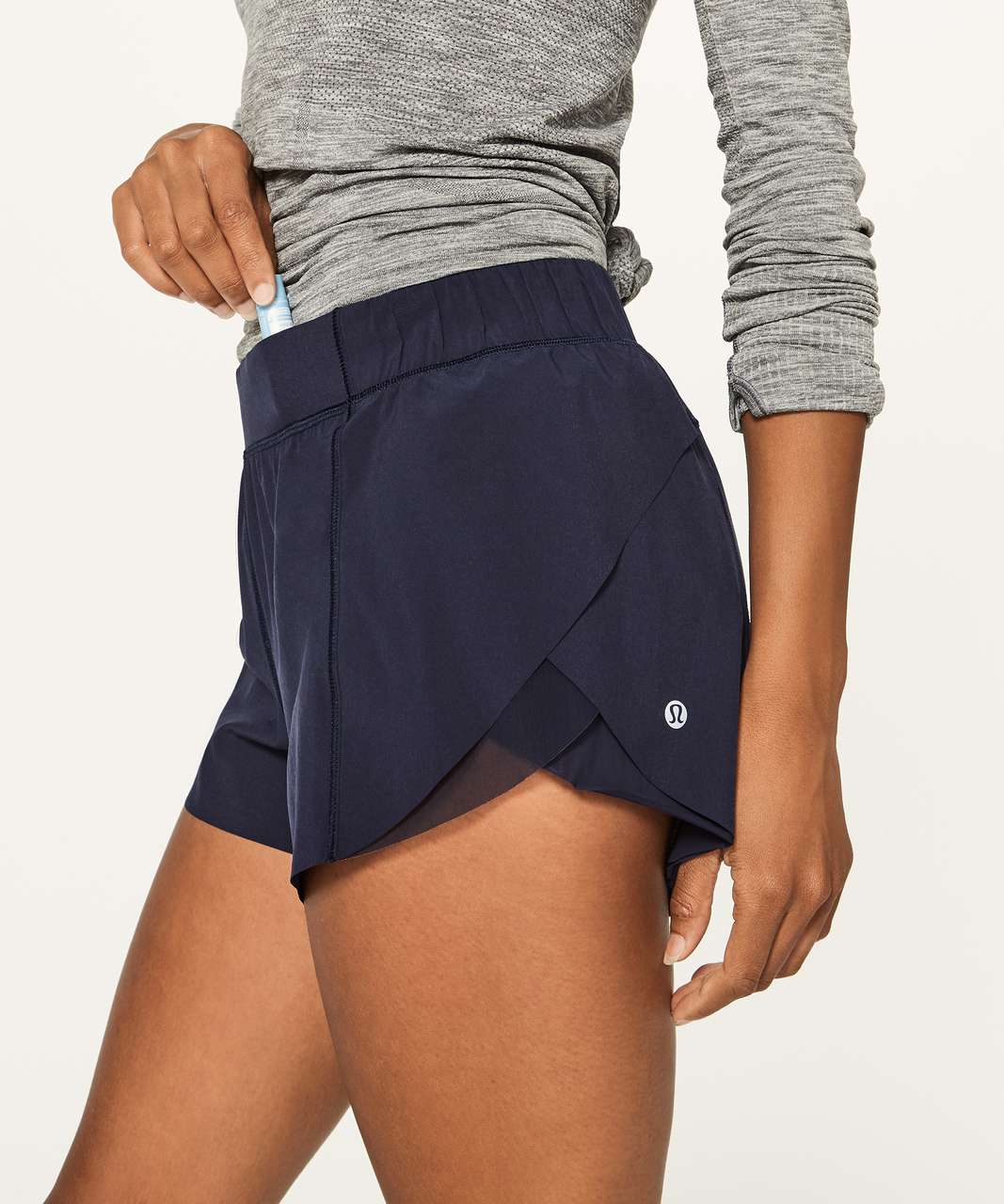 Lululemon Home Stretch Short 3" - Midnight Navy