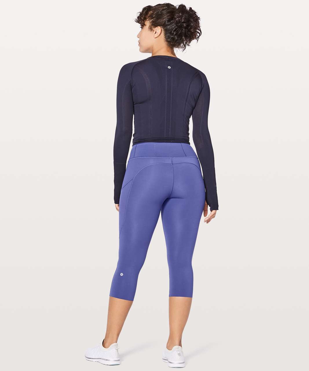 Lululemon Fast & Free Crop II *Nulux 19" - Stony Grape