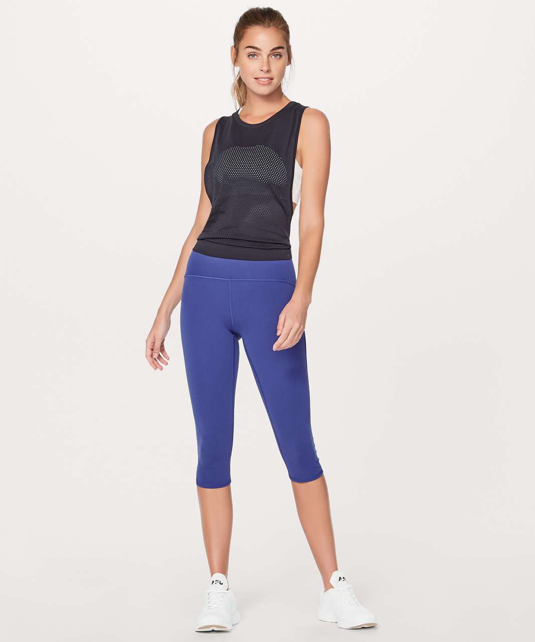 Lululemon Base Pace High-rise Crop 17 In Smoked Spruce