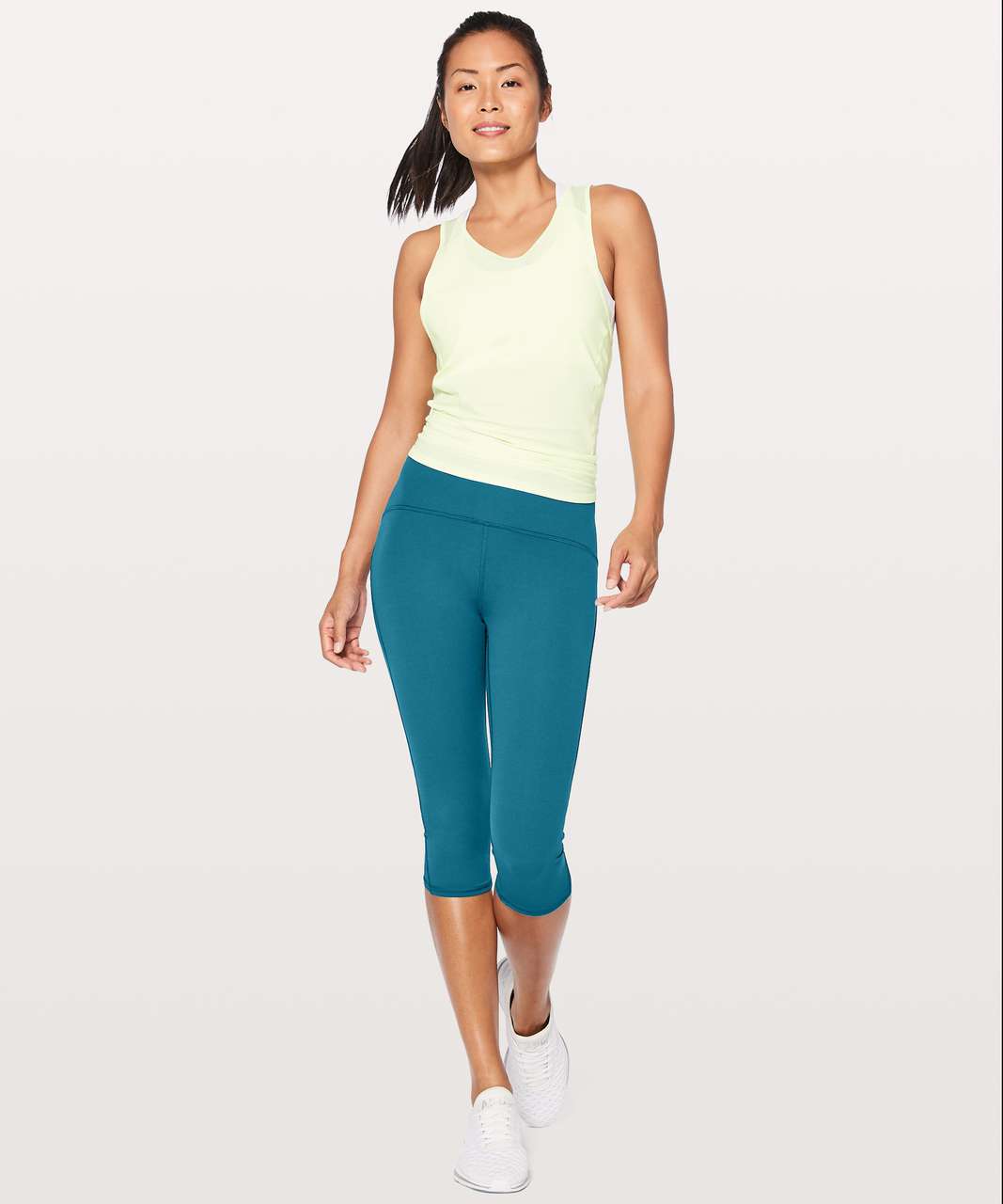 Lululemon Train Times Crop 17" - Nile Blue