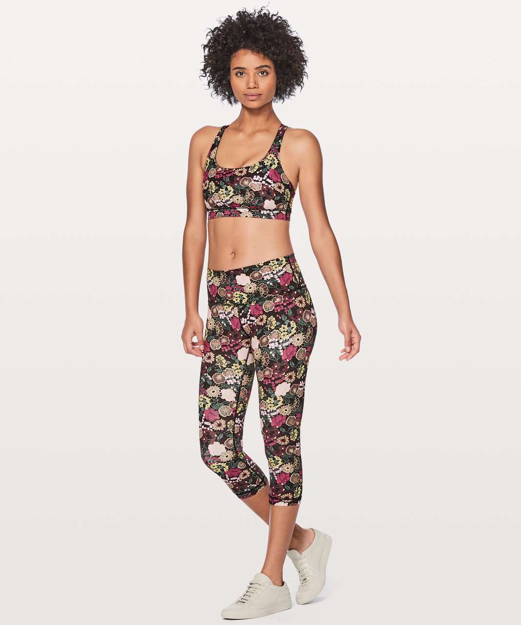 Lululemon Wunder Under Crop (Hi-Rise) 21" - Fluorolace Multi