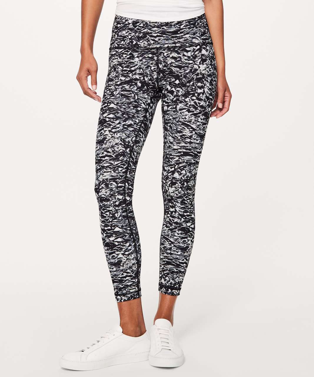 Lululemon Wunder Under Hi-Rise 7/8 Tight 25" - Liquid Platinum Alpine White Multi