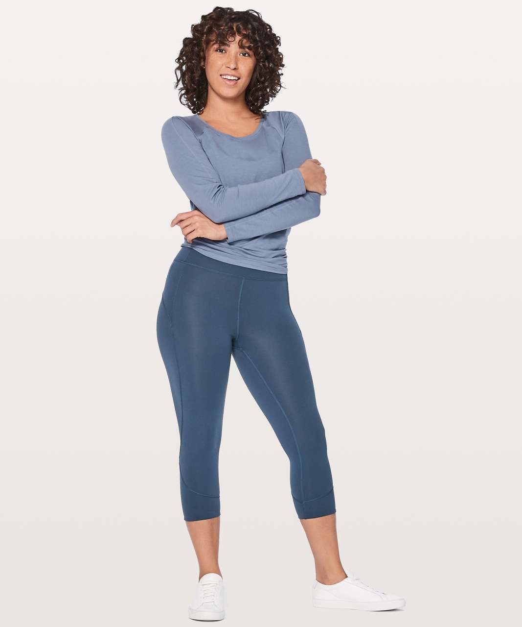 Lululemon In Movement Crop 19" - Mineral Blue