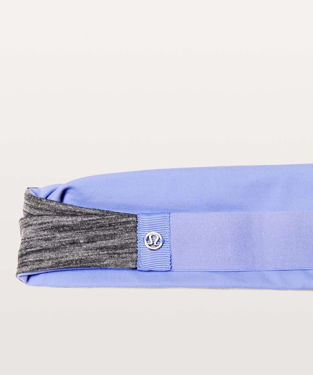 Lululemon Fringe Fighter Headband - Hydrangea Blue / Heathered Black