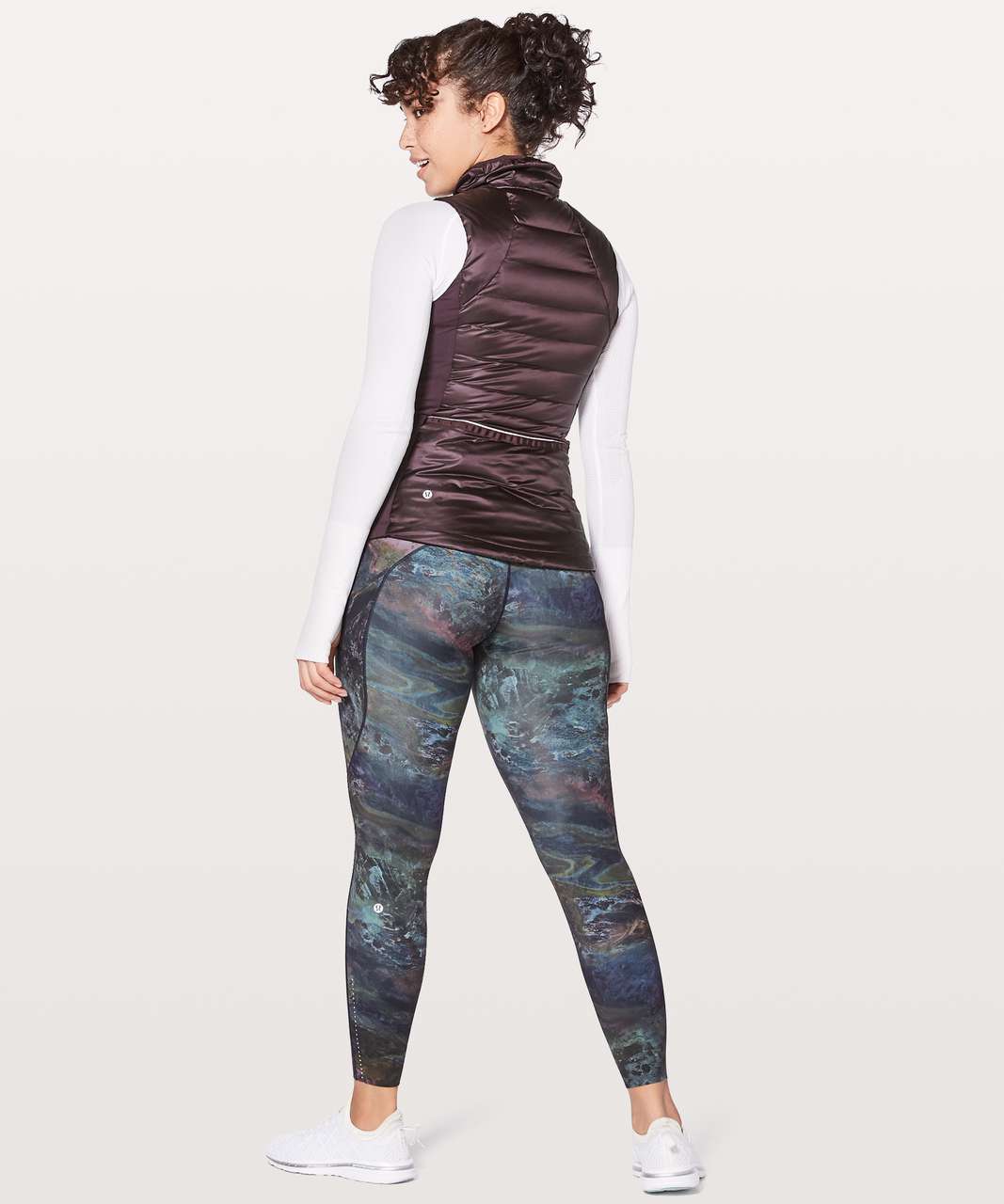 Lululemon Down For A Run Vest II - Black Cherry - lulu fanatics