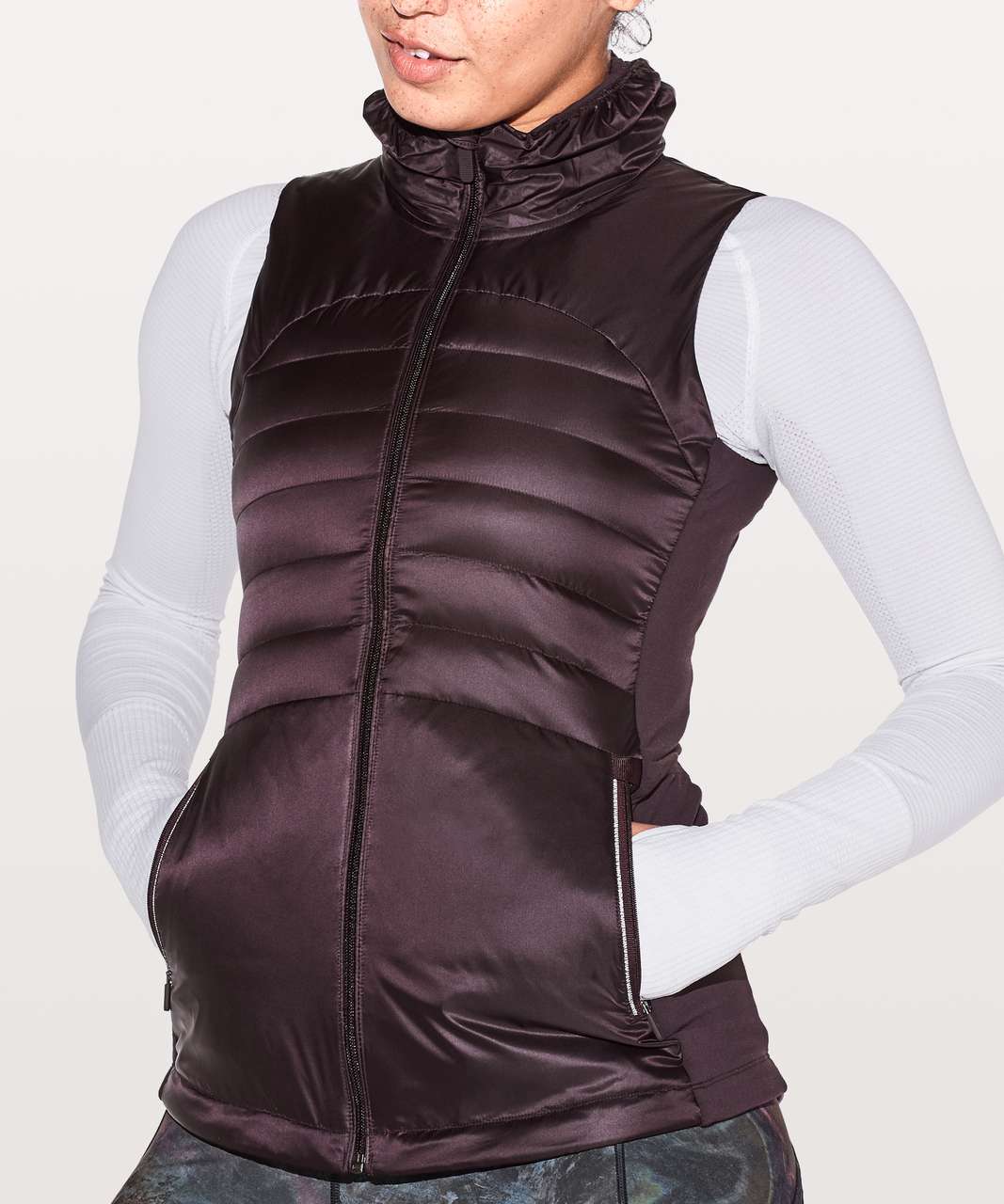 Lululemon Fluffed Up Vest - Alberta Lake - lulu fanatics