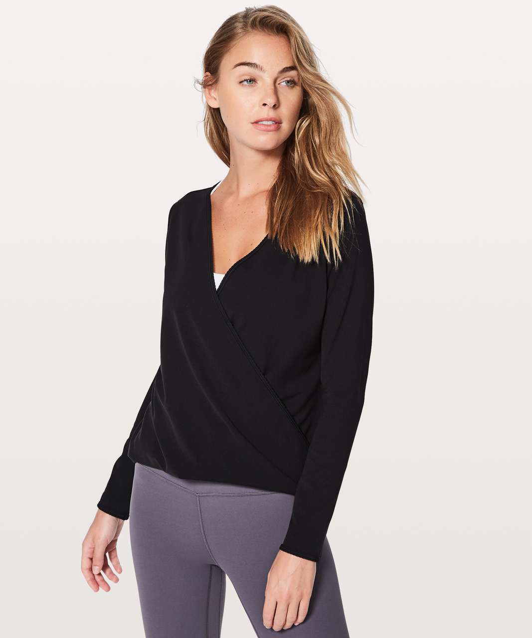 Lululemon Full Freedom LS Size 8 NWT Black Nulu Fabric Long Sleeve Buttery  Soft