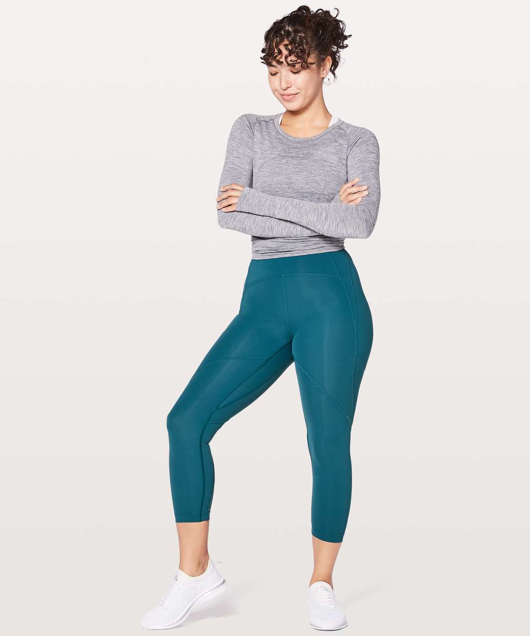 Lululemon Lead The Pack Crop 23" - Nile Blue