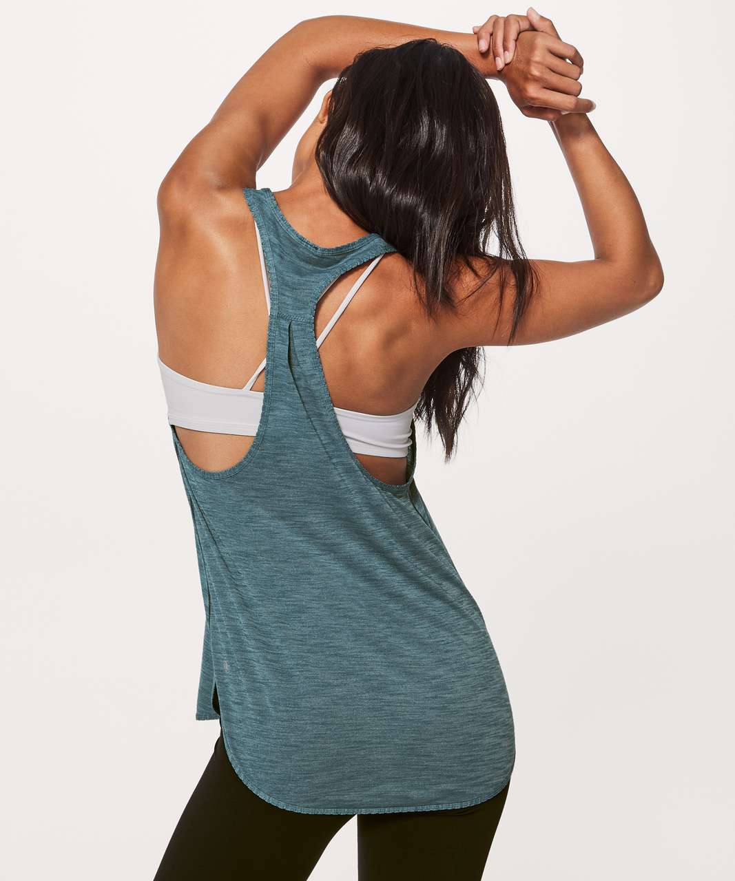 Lululemon 105 F Singlet - Heathered Desert Teal