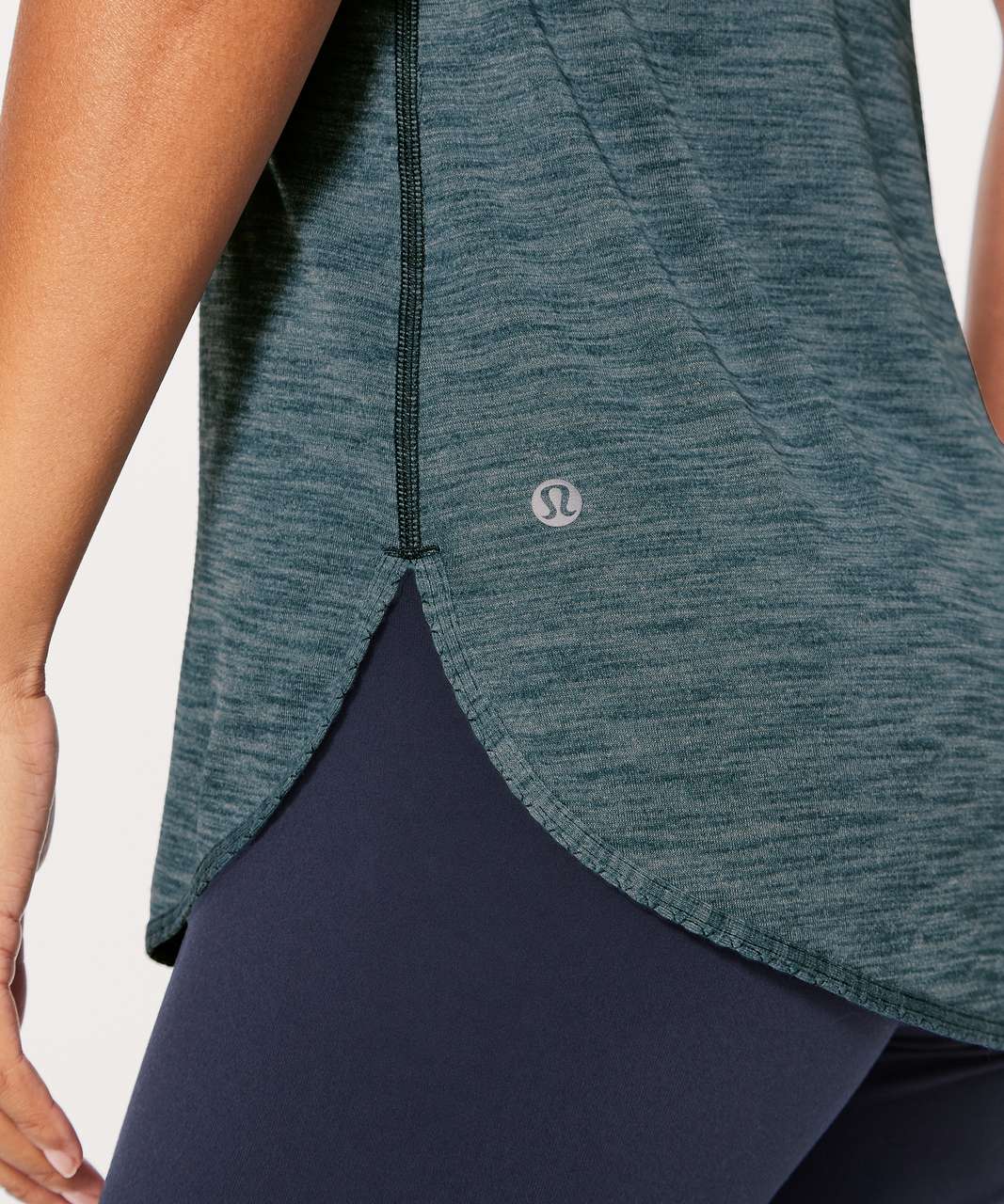 Lululemon 105 F Singlet - Heathered Desert Teal