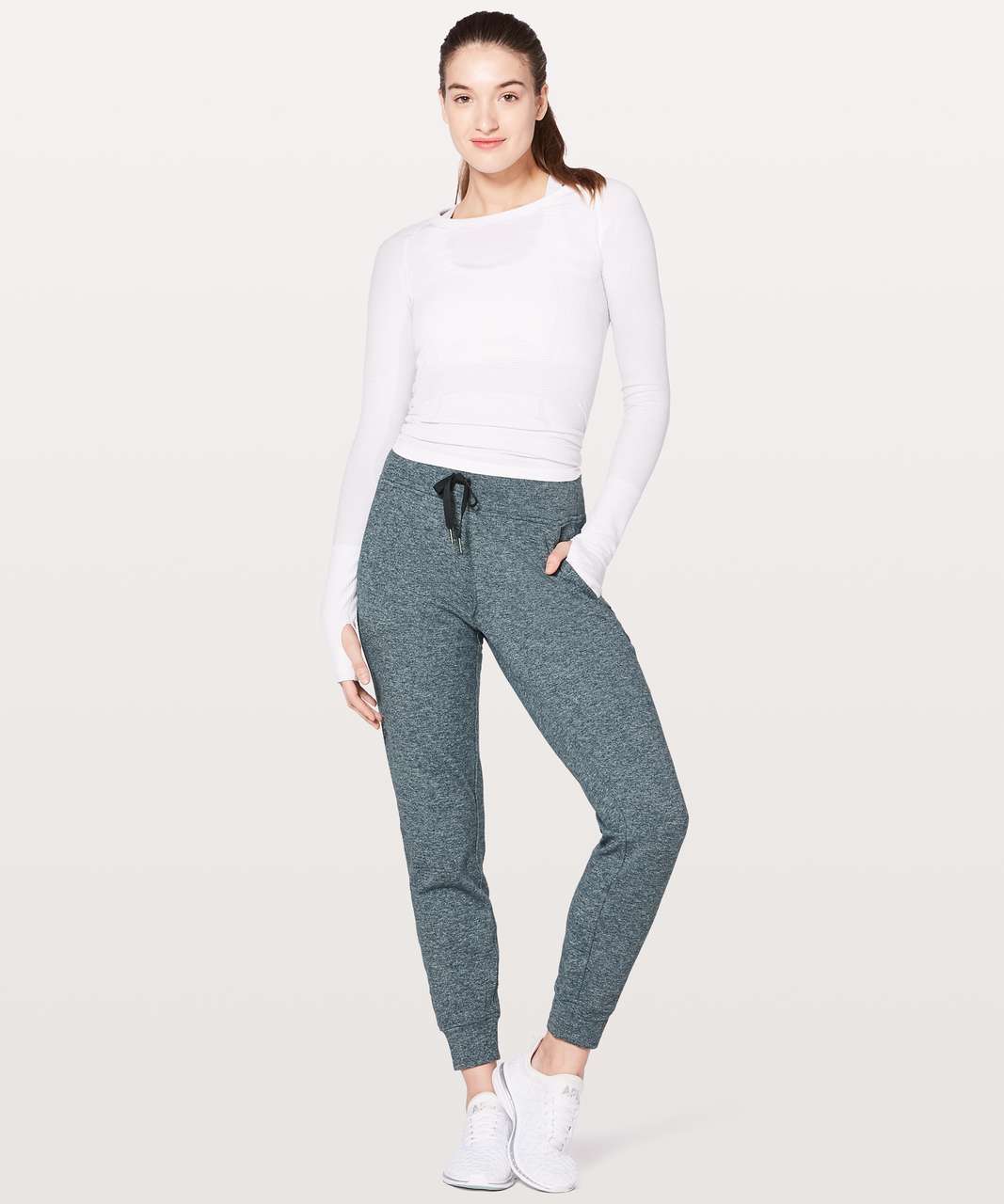 Lululemon Ready To Rulu Pant 29 - Heathered Nocturnal Teal / Nocturnal  Teal - lulu fanatics