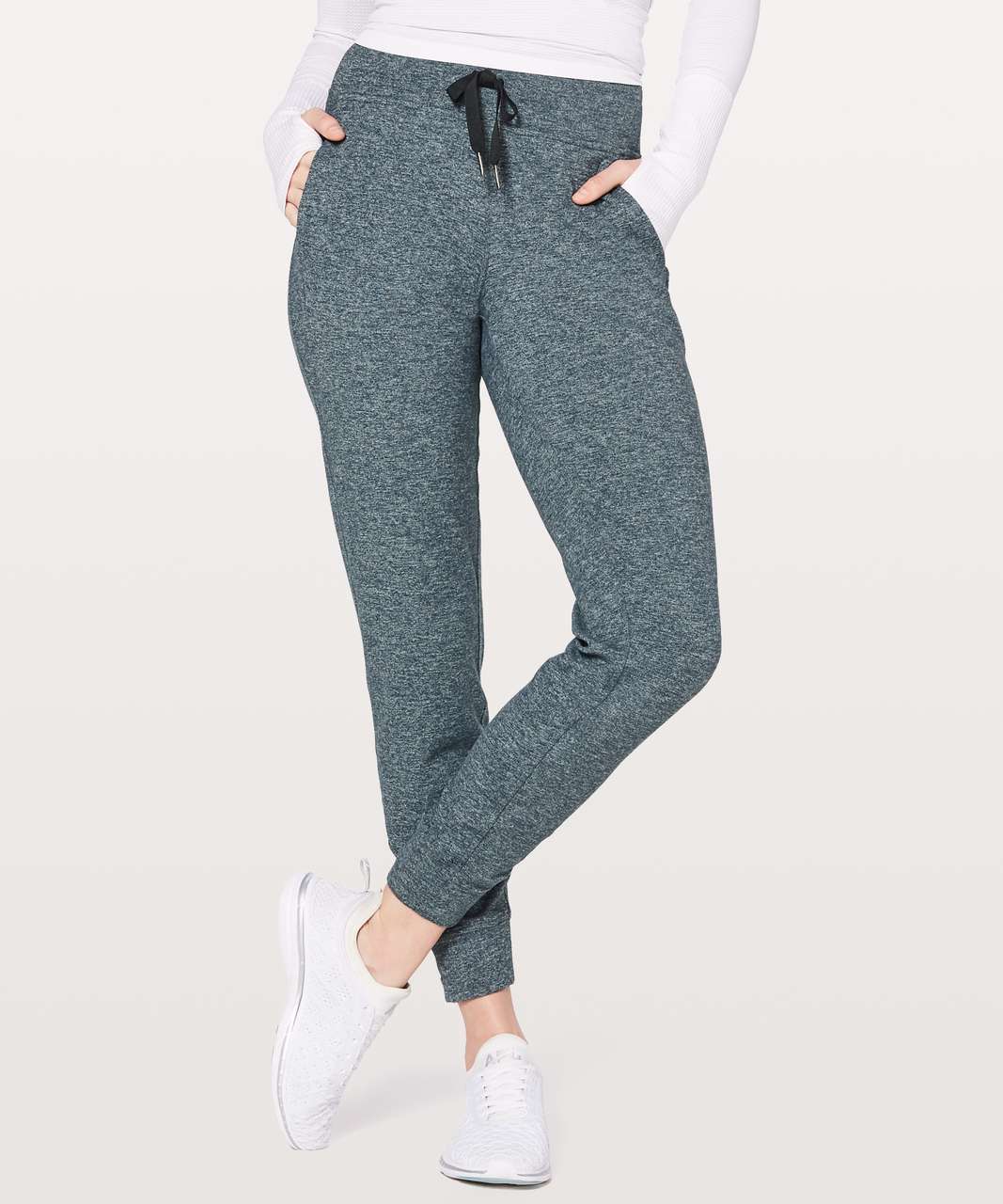 Lululemon Ready To Rulu Pant 29 - Heathered Nocturnal Teal / Nocturnal  Teal - lulu fanatics