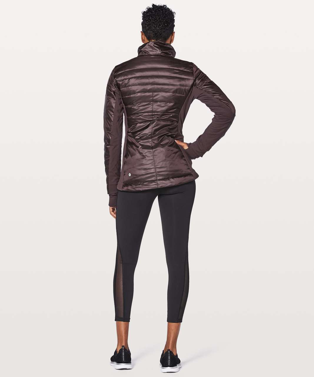 Lululemon Down For A Run Pullover II - Black Cherry