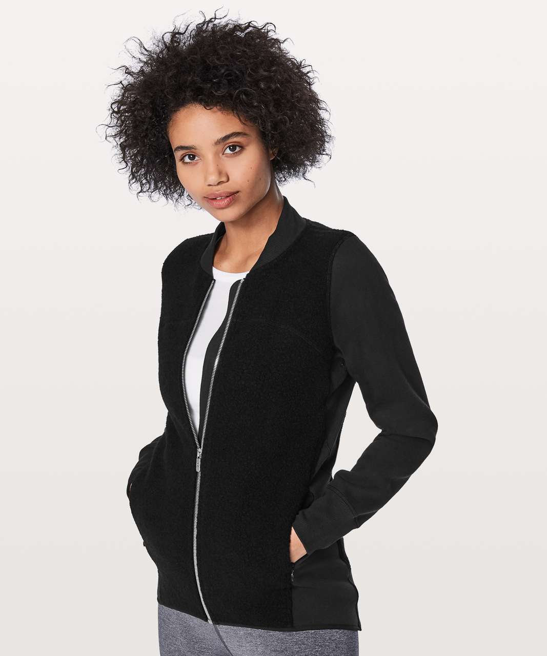 Lululemon Stand Out Sherpa Jacket - Black