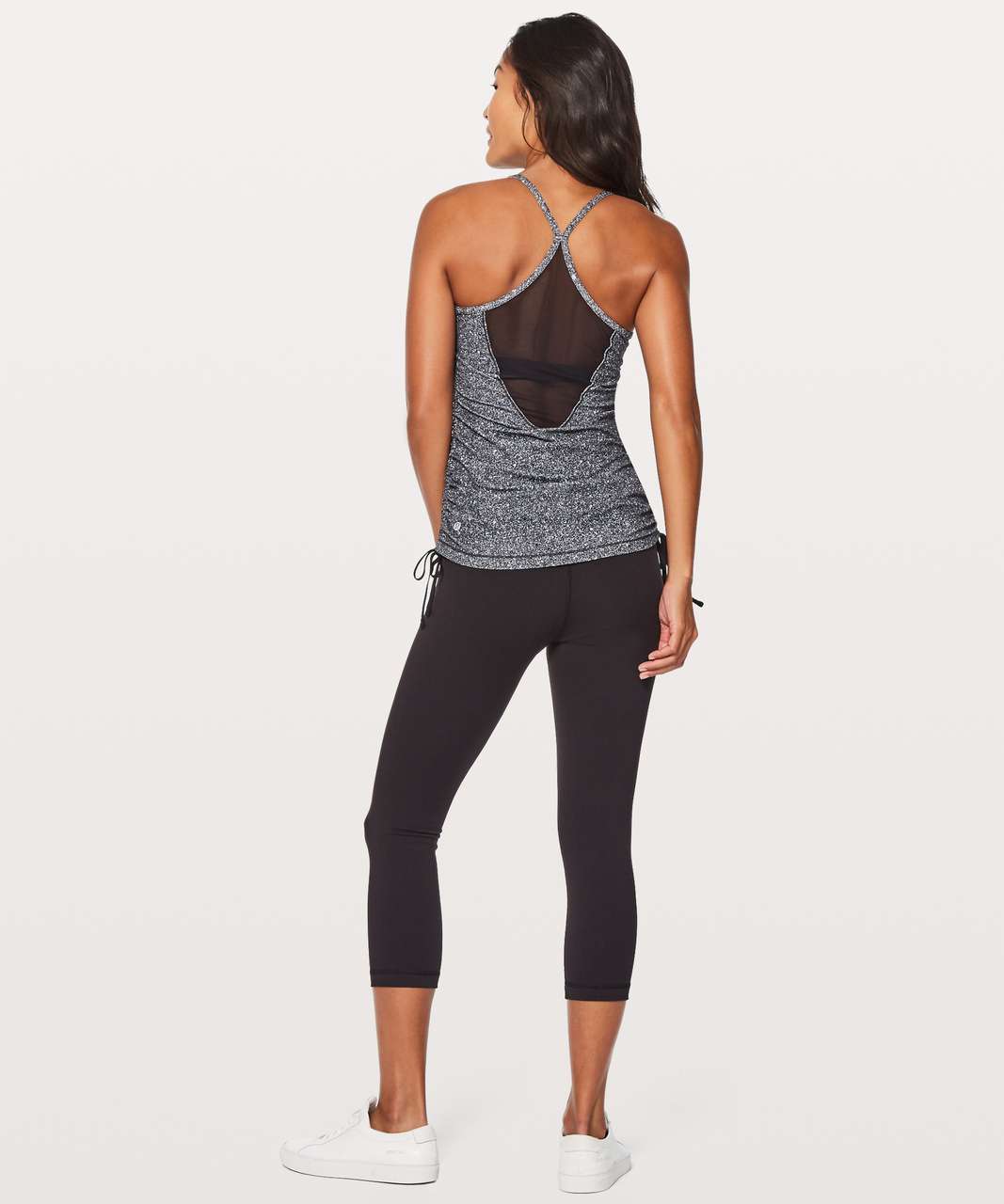 Lululemon Full Freedom Tank - Luminesce Splatter White Black