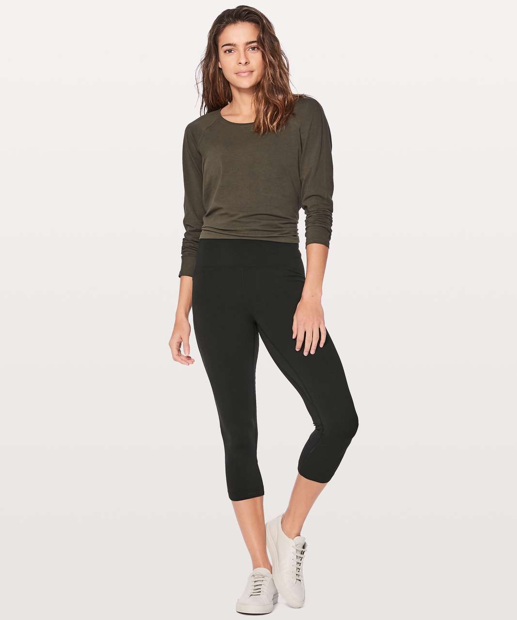 Lululemon Full Freedom Crop 21 - Black - lulu fanatics