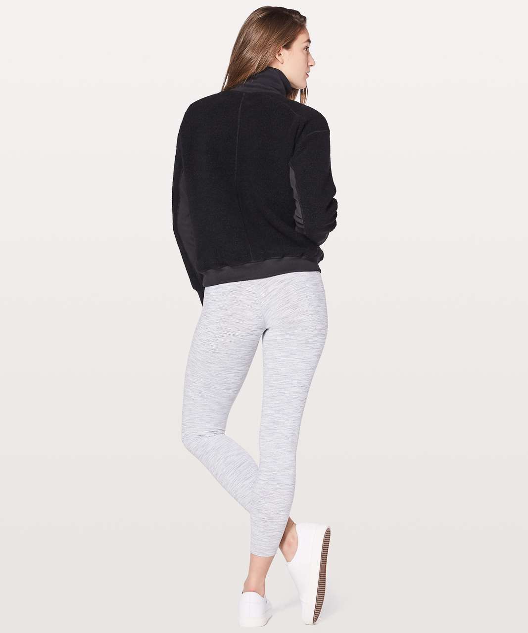 Lululemon Stand Out Sherpa 1/2 Zip - Black