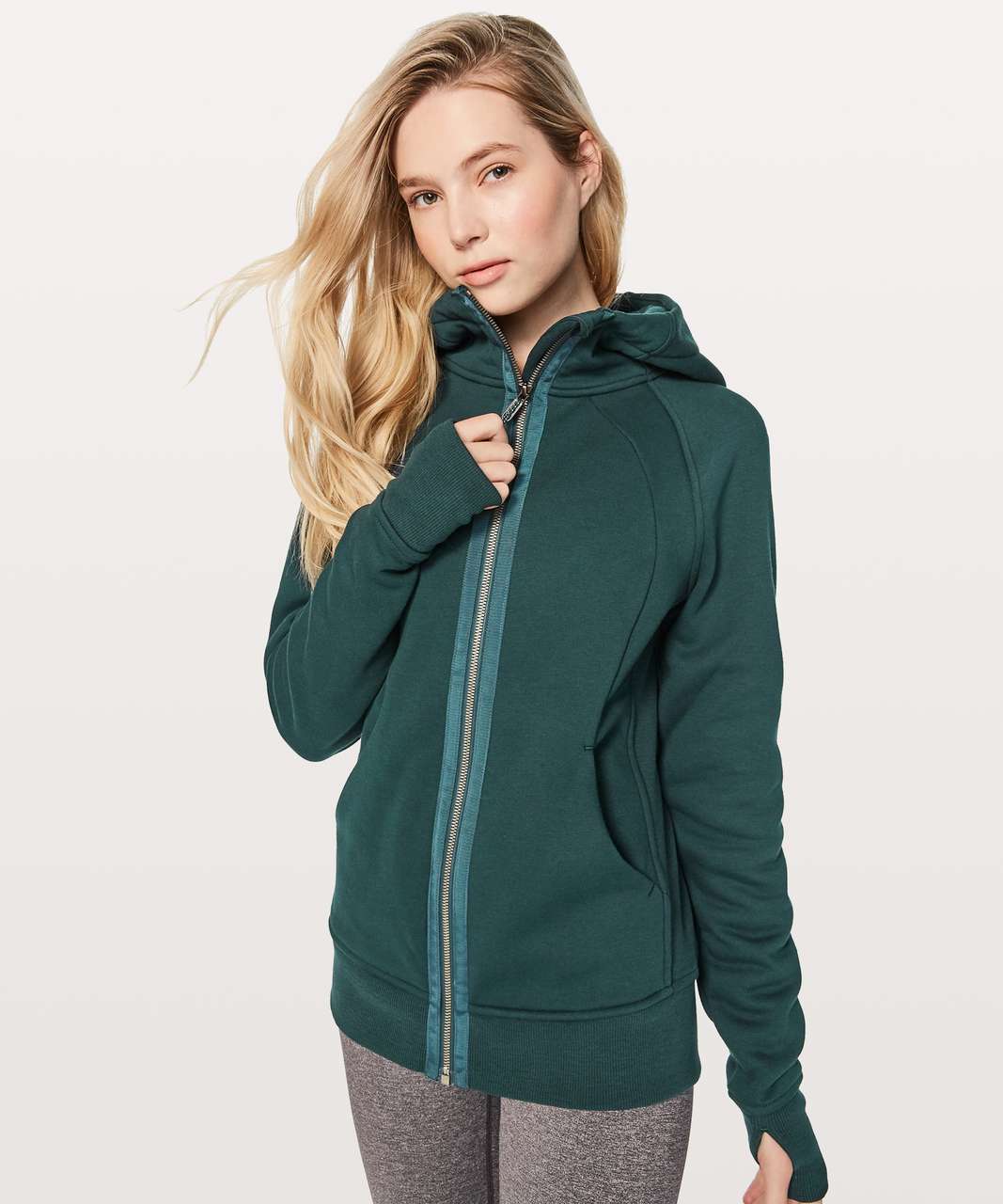 Lululemon Light As Warmth Scuba Hoodie - Nocturnal Teal - lulu