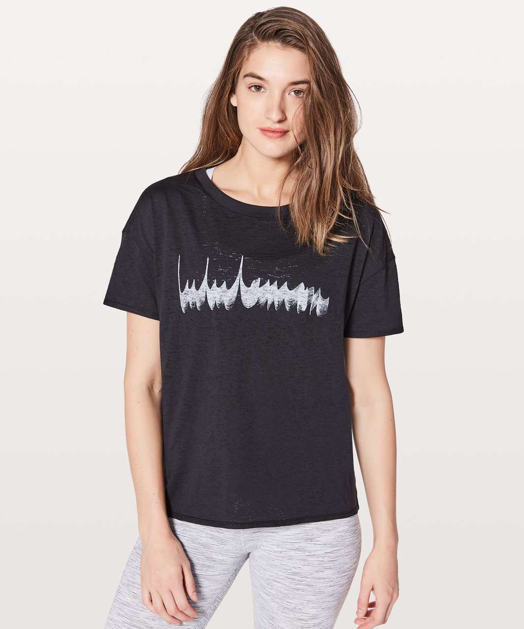 Lululemon Lightest Oversized Tee Expression - Black