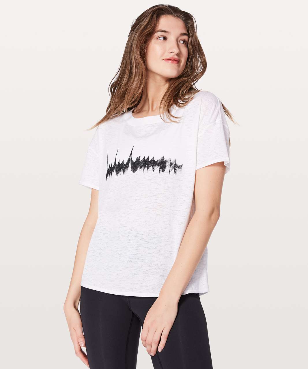 Lululemon Lightest Oversized Tee *Expression - White