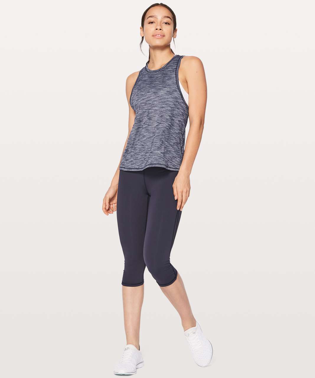 Lululemon Squad Goals Tank - Heathered Deep Navy