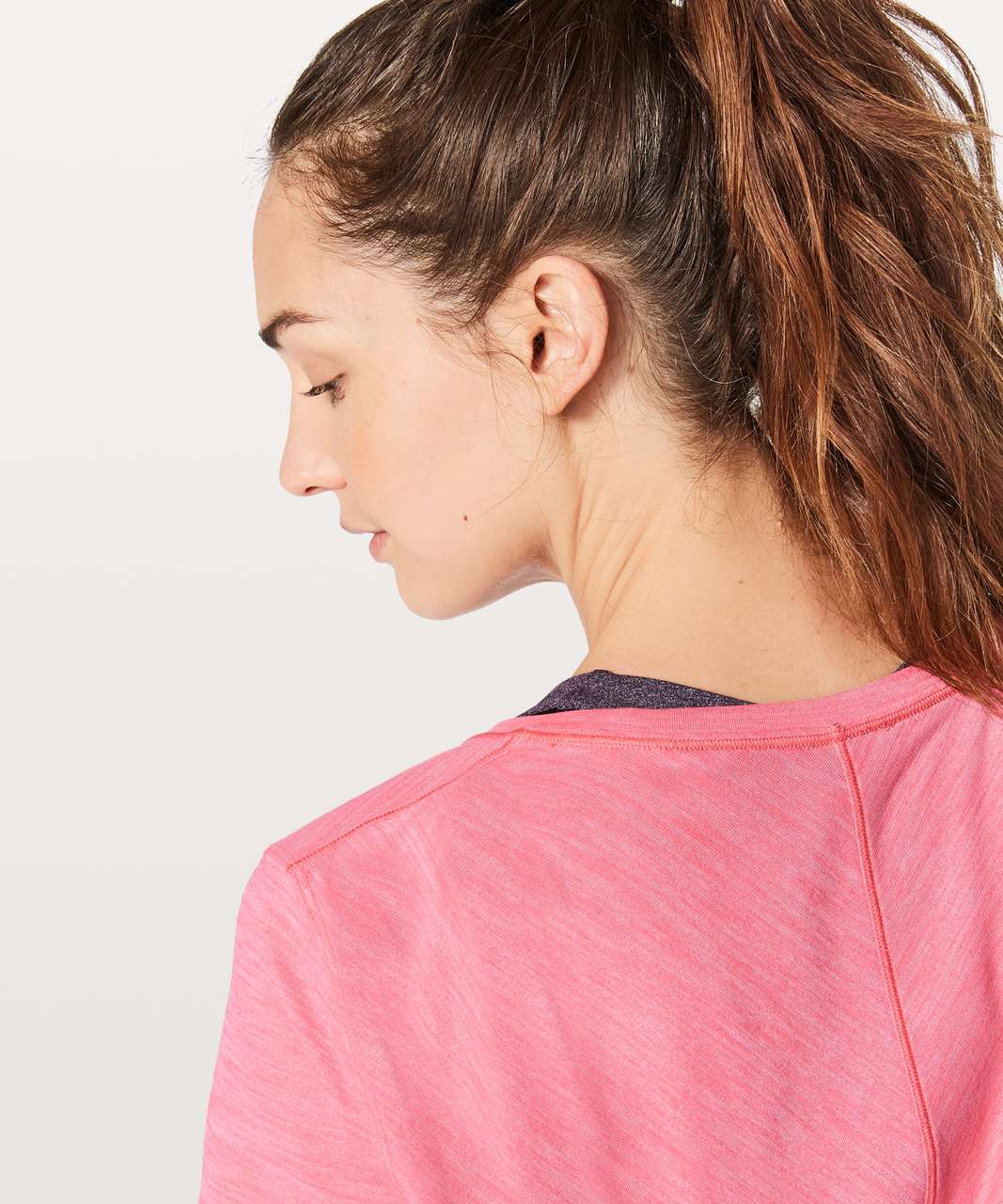 Lululemon Meant To Move Tee - Heathered Flash Light Tone