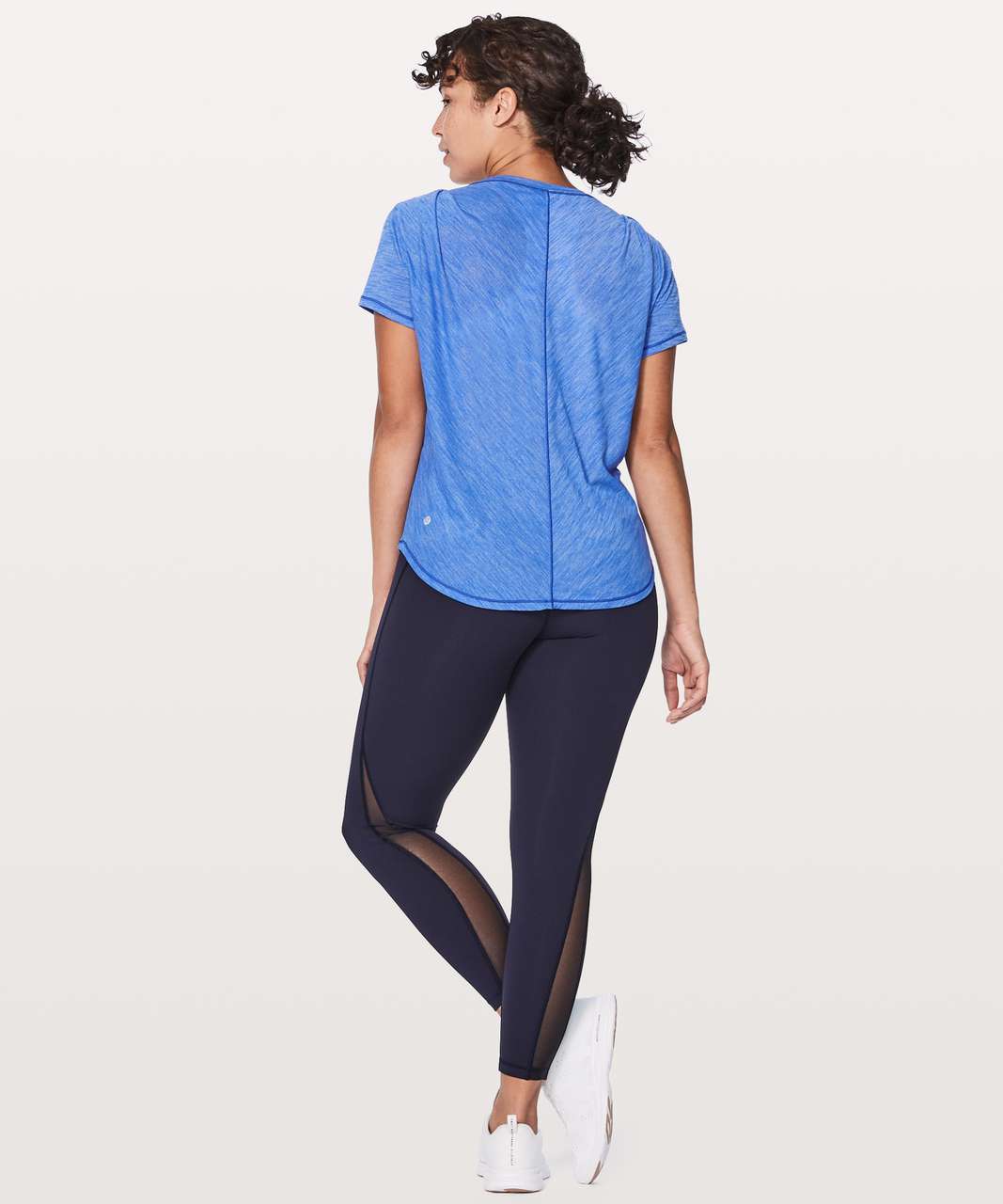 Lululemon Meant To Move Tee - Heathered Blazer Blue