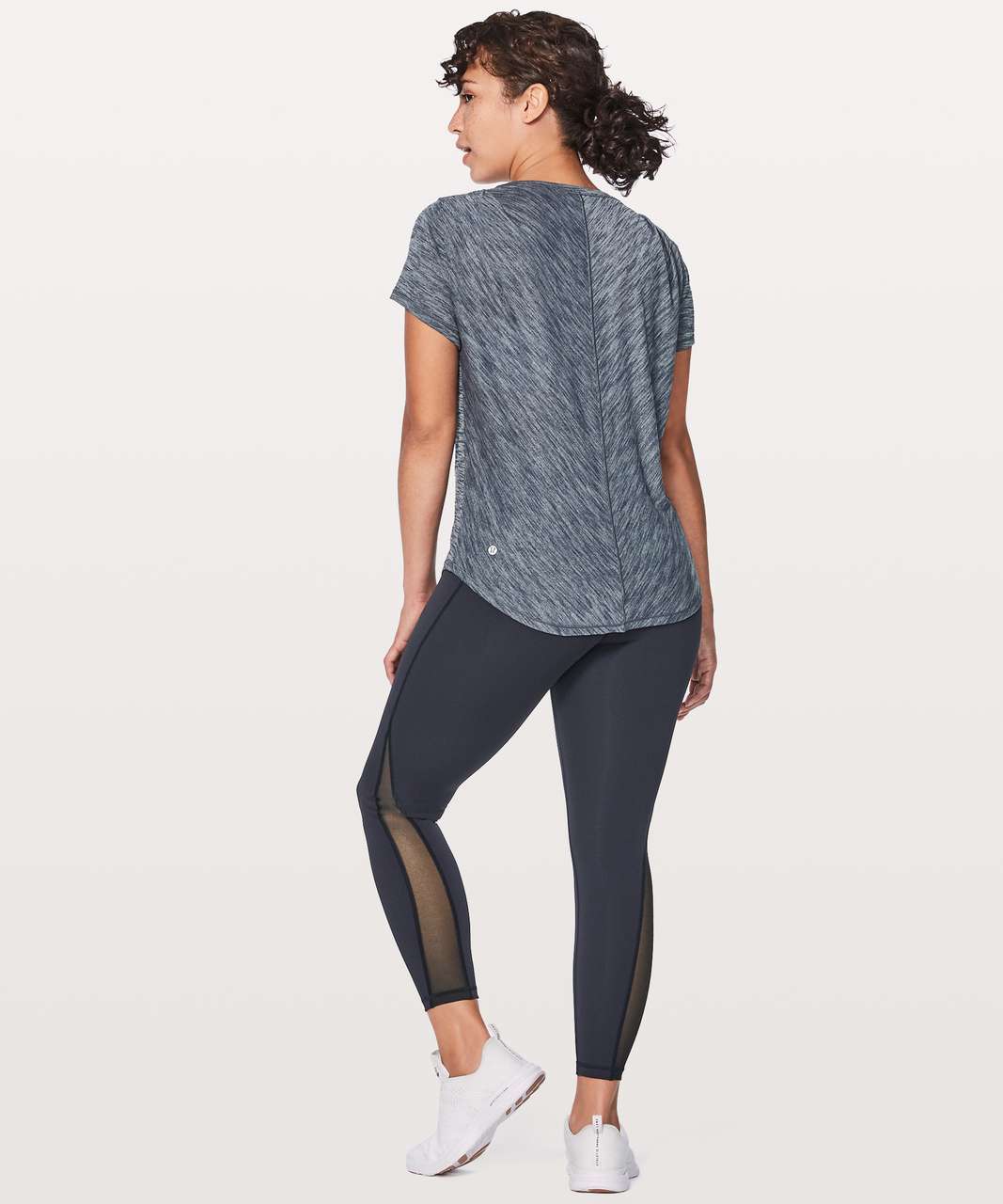 Lululemon Meant To Move Tee - Heathered Deep Navy