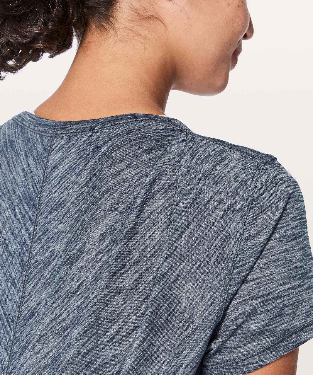 Lululemon Meant To Move Tee - Heathered Deep Navy