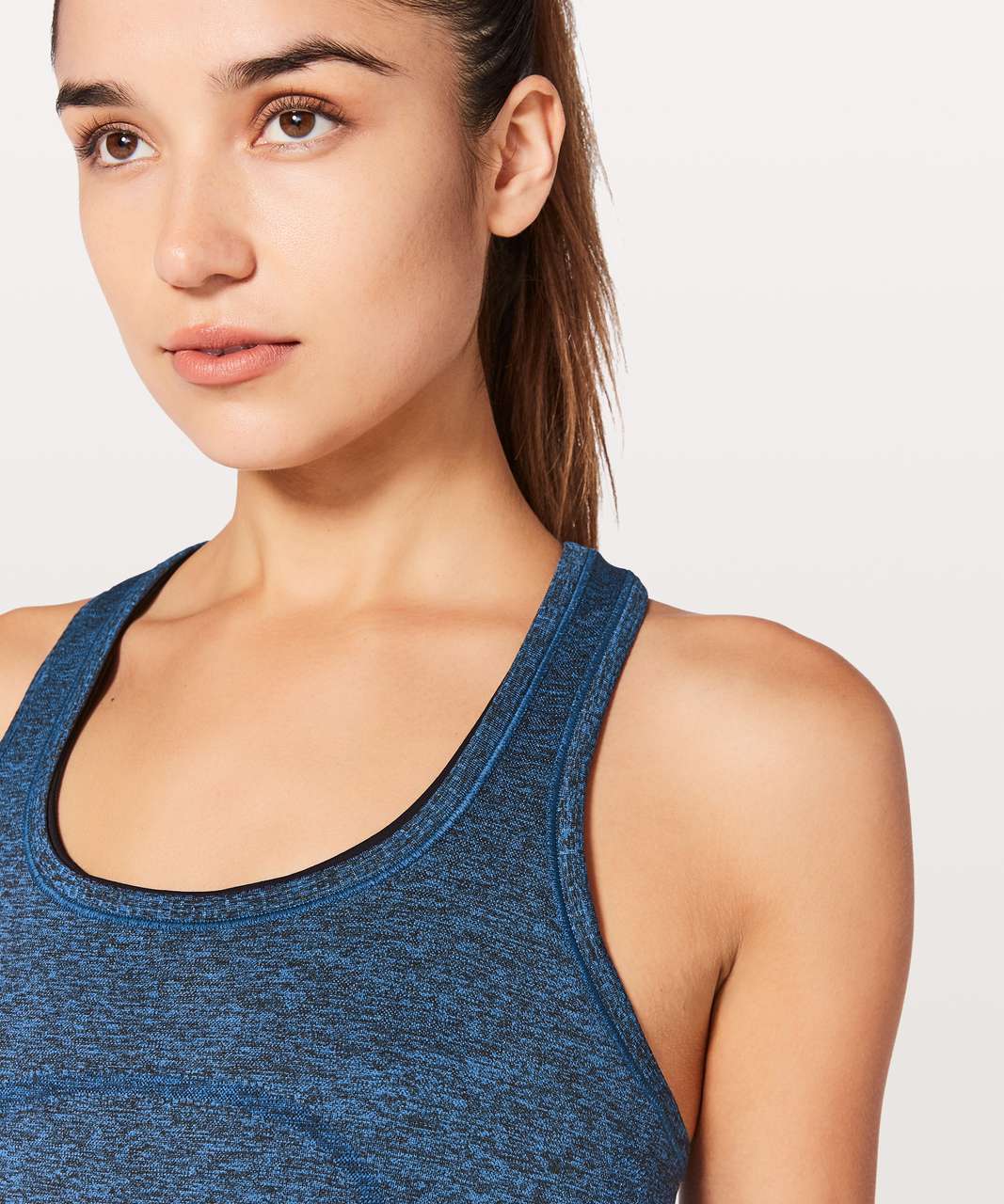 Lululemon Swiftly Tech Racerback - Jet Stream / Black - lulu fanatics