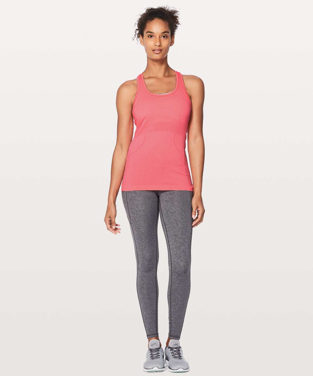 Lululemon Swiftly Tech Racerback - Flash Light / White