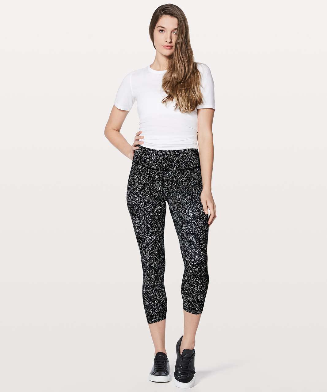 Lululemon Align Pant II 25 - Night View White Black - lulu fanatics