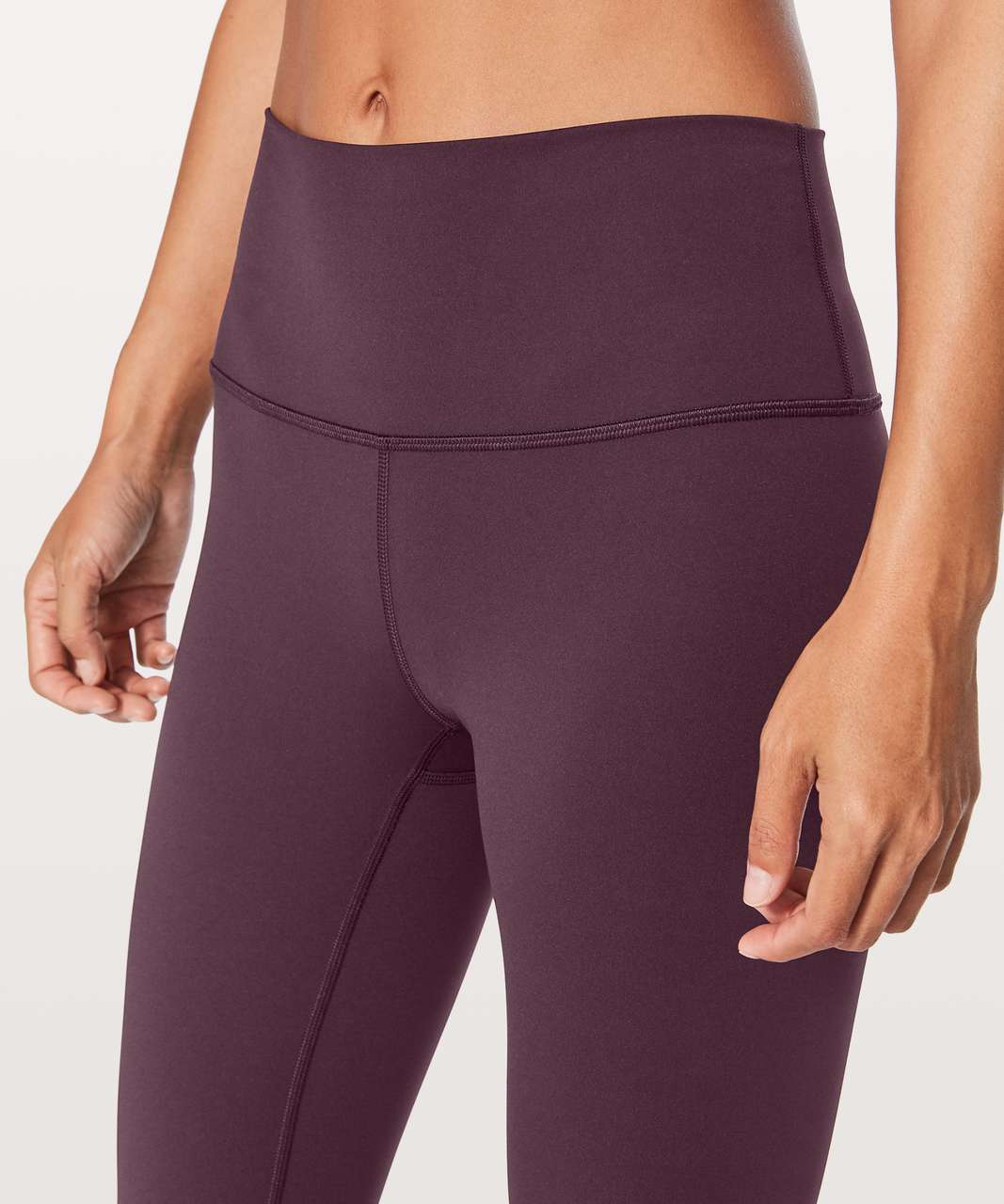 Lululemon Wunder Under Crop (Hi-Rise) 21 - Black Cherry - lulu fanatics