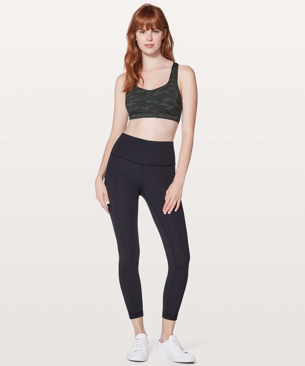 Lululemon free to be serene BLACK CAMO sports bra