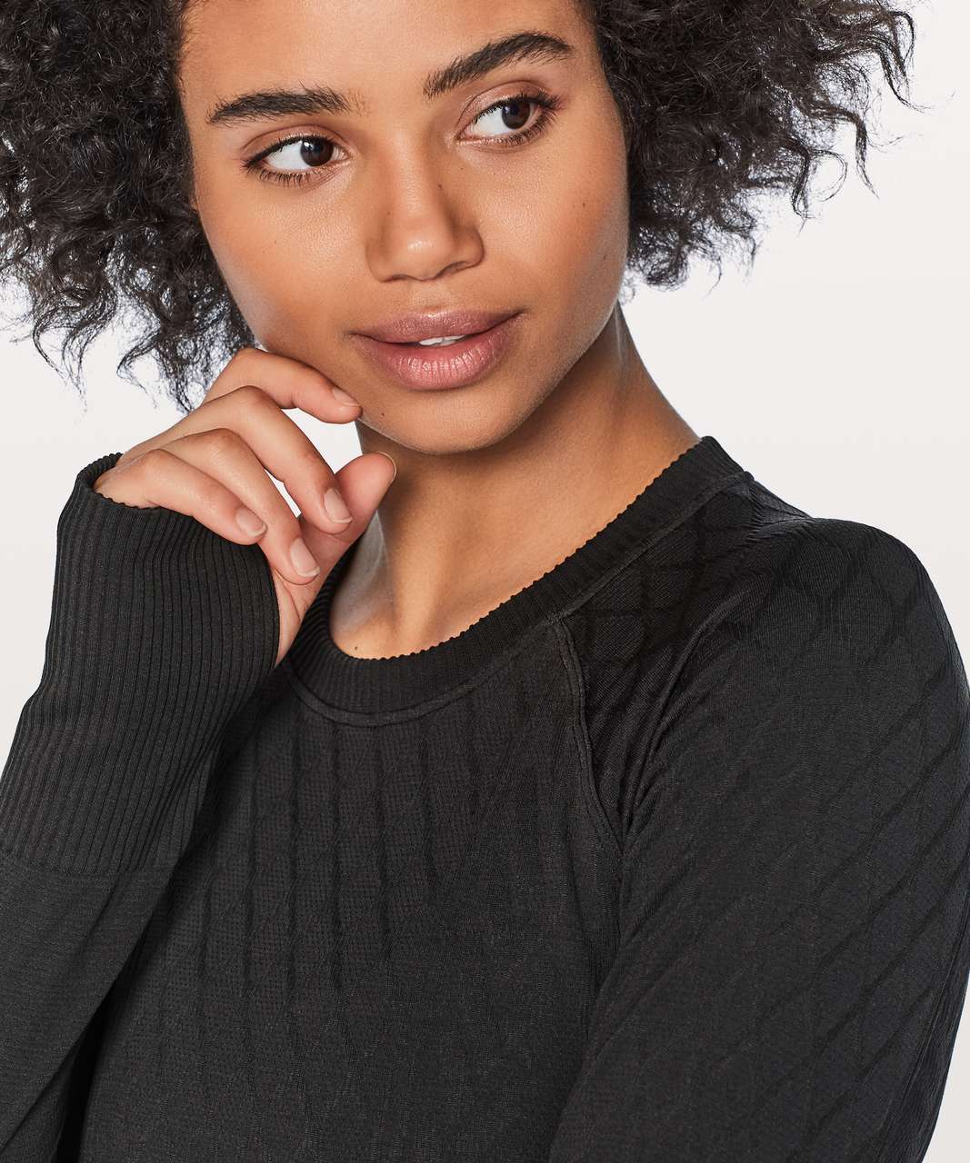 Lululemon Rest Less Pullover - Black / Black (Third Release)