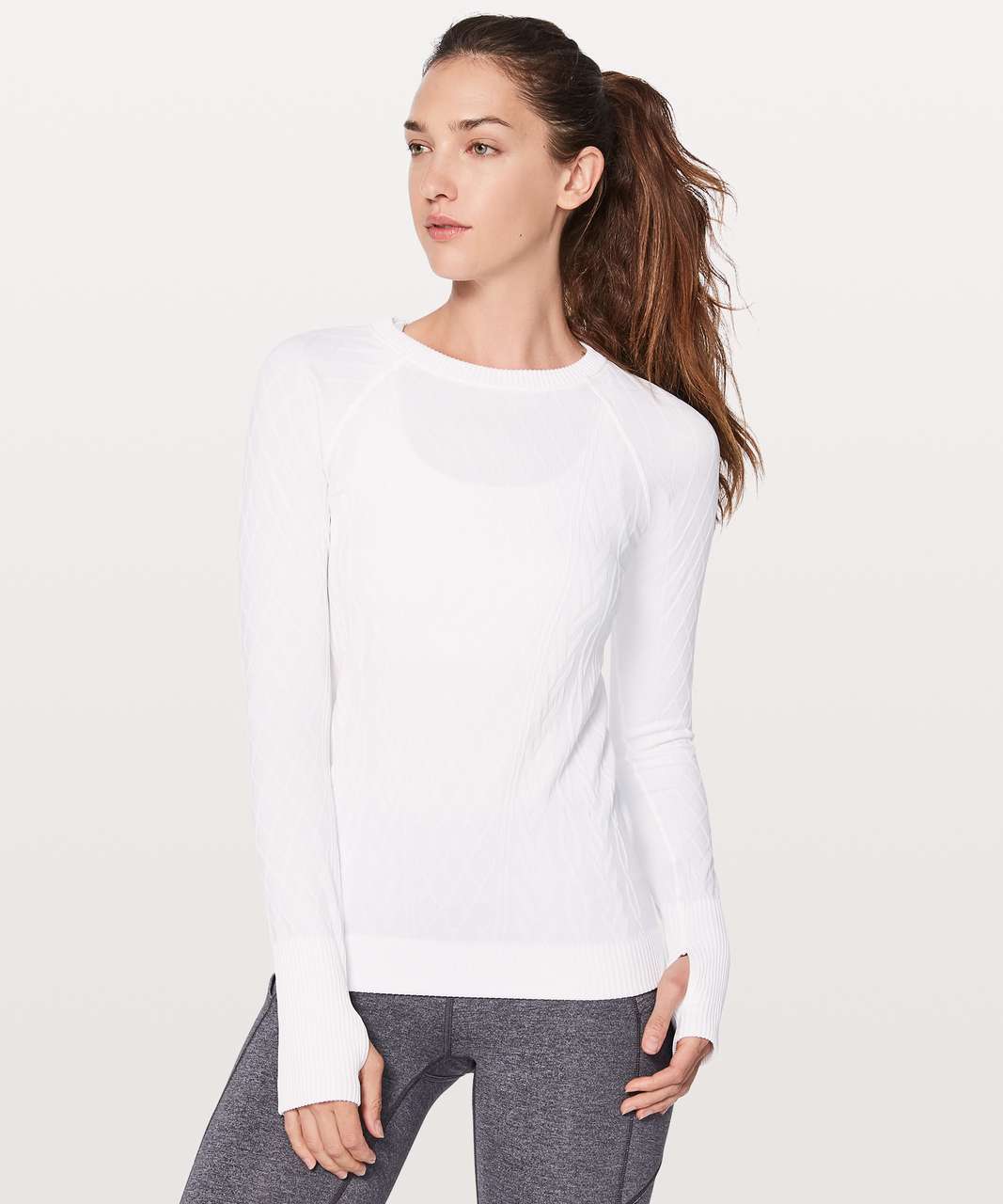 Lululemon Rest Less Pullover - White / White (Second Release)