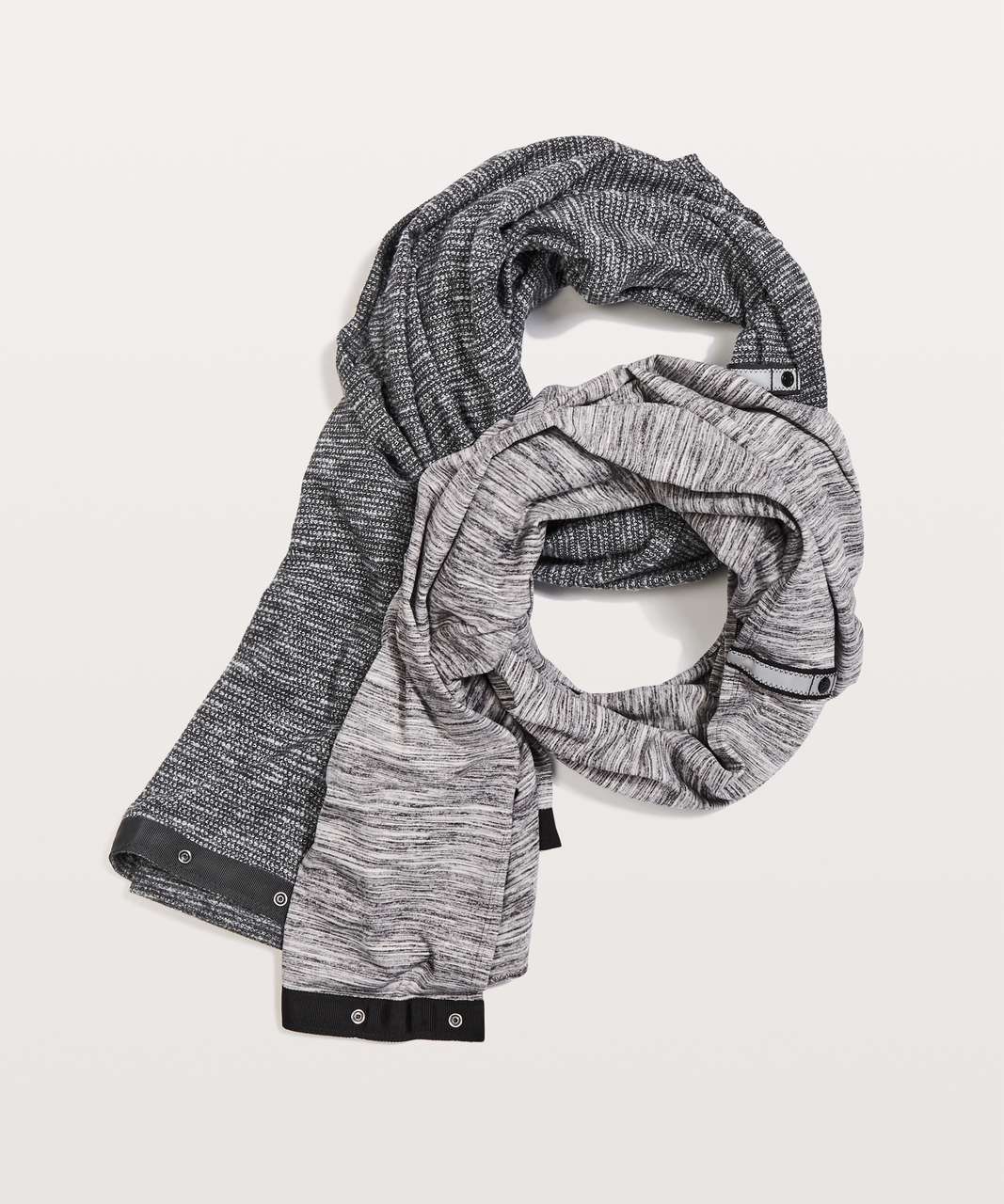 Lululemon Vinyasa Scarf *Rulu - Space Dye Camo Black White