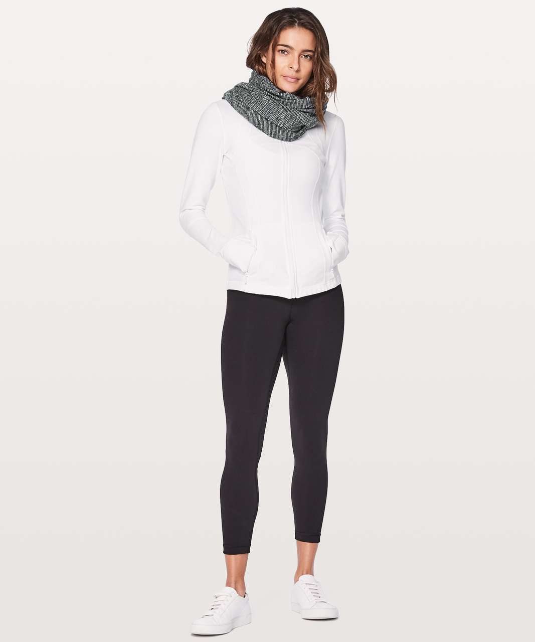 Lululemon Vinyasa Scarf *Rulu - Coco Pique Black White