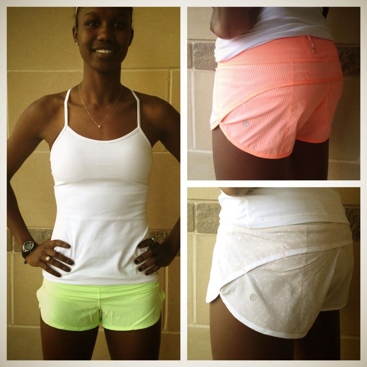 Lululemon Run:  Speed Short - Faded Zap