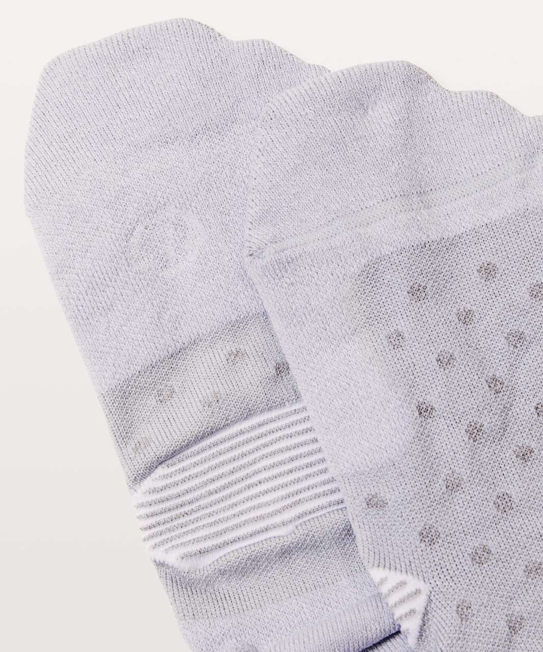 Lululemon Speed Sock Silver - Black / Rosey Cheeks