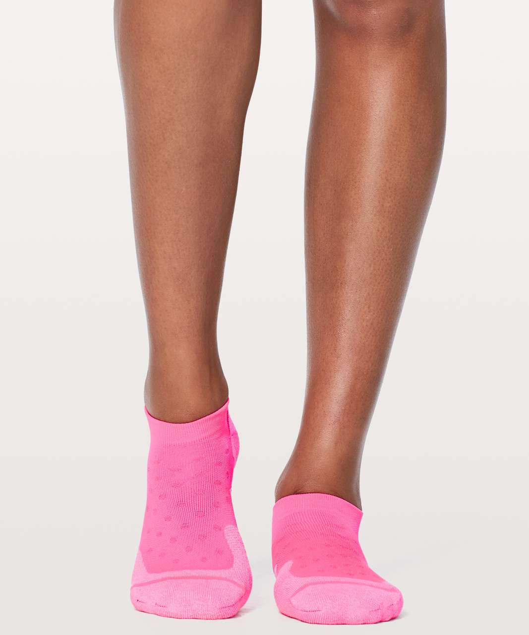 Lululemon Speed Sock *Silver - Zing Pink