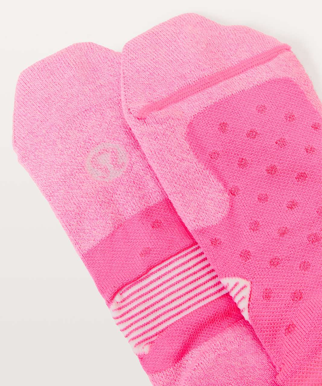 Lululemon Speed Sock *Silver - Zing Pink