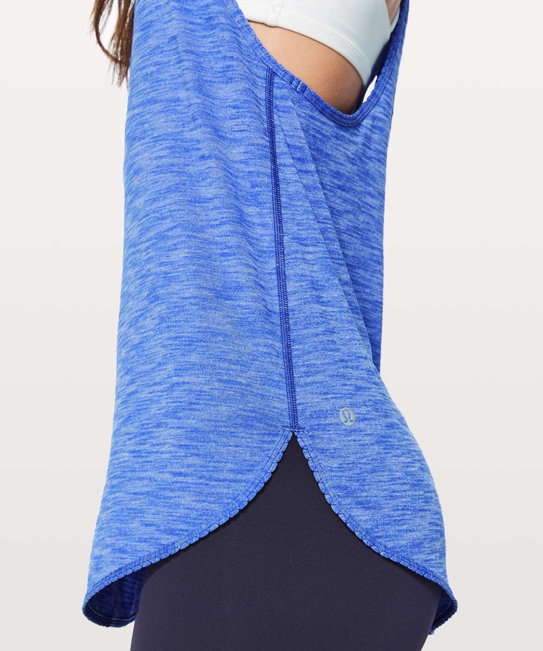 Lululemon 105 F Singlet - Heathered Blazer Blue