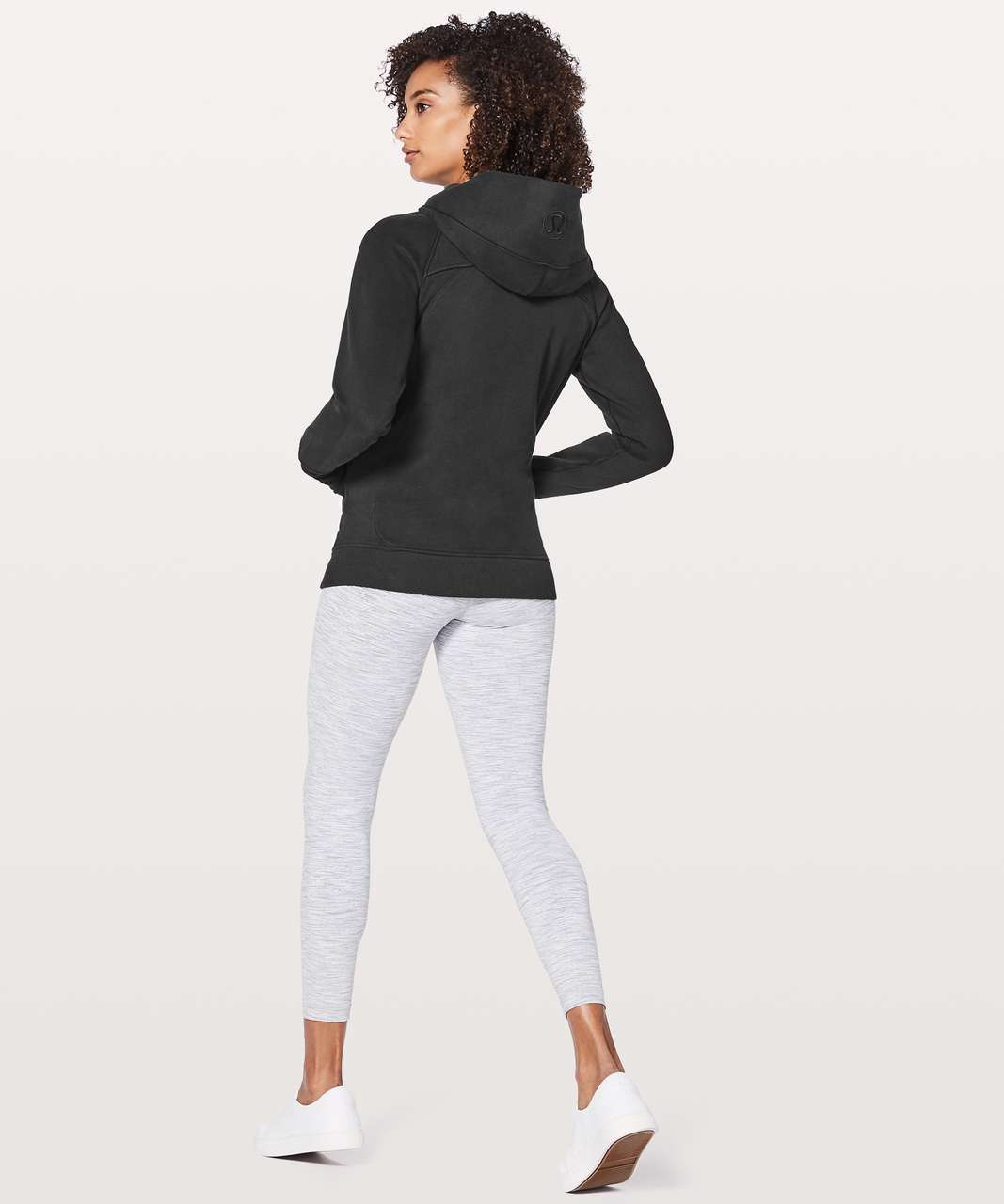 Lululemon Scuba Hoodie *Classic Cotton Fleece - Heathered Black - lulu  fanatics