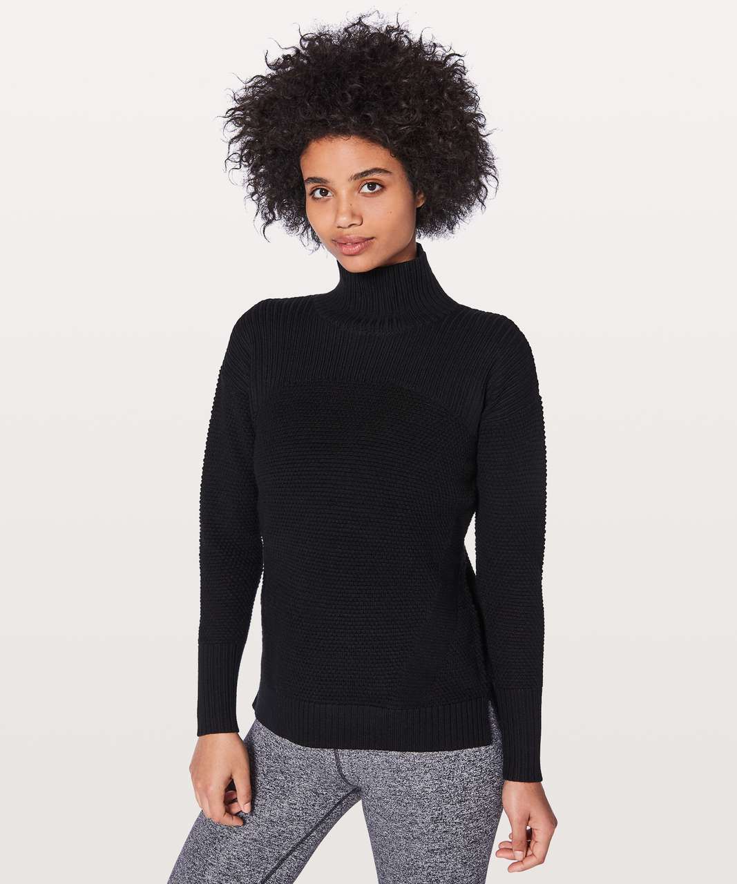 lululemon black sweater