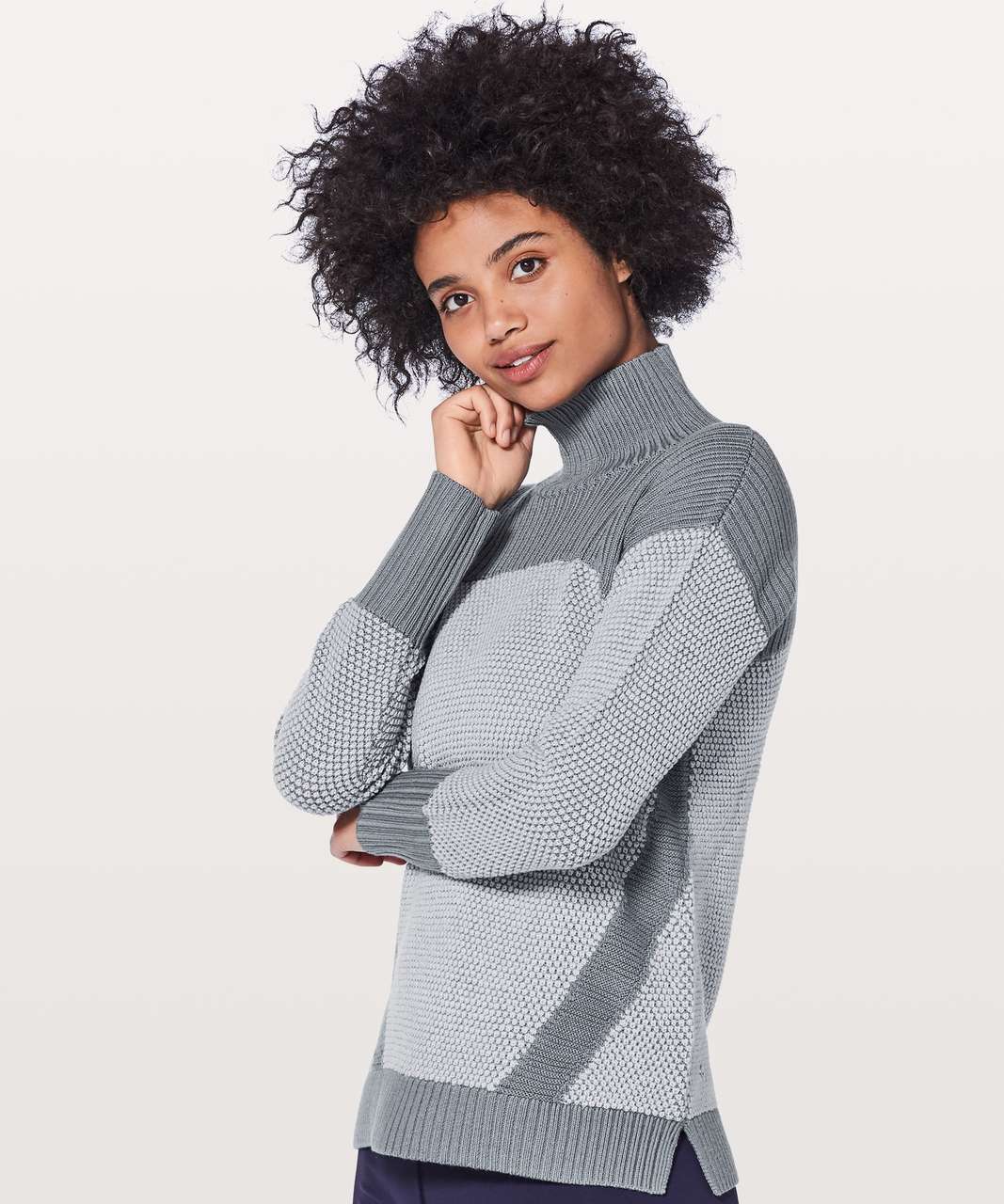 Lululemon Warm & Restore Sweater - Magnet Grey / Starlight